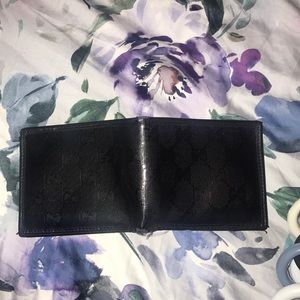 Authentic Black Gucci Wallet